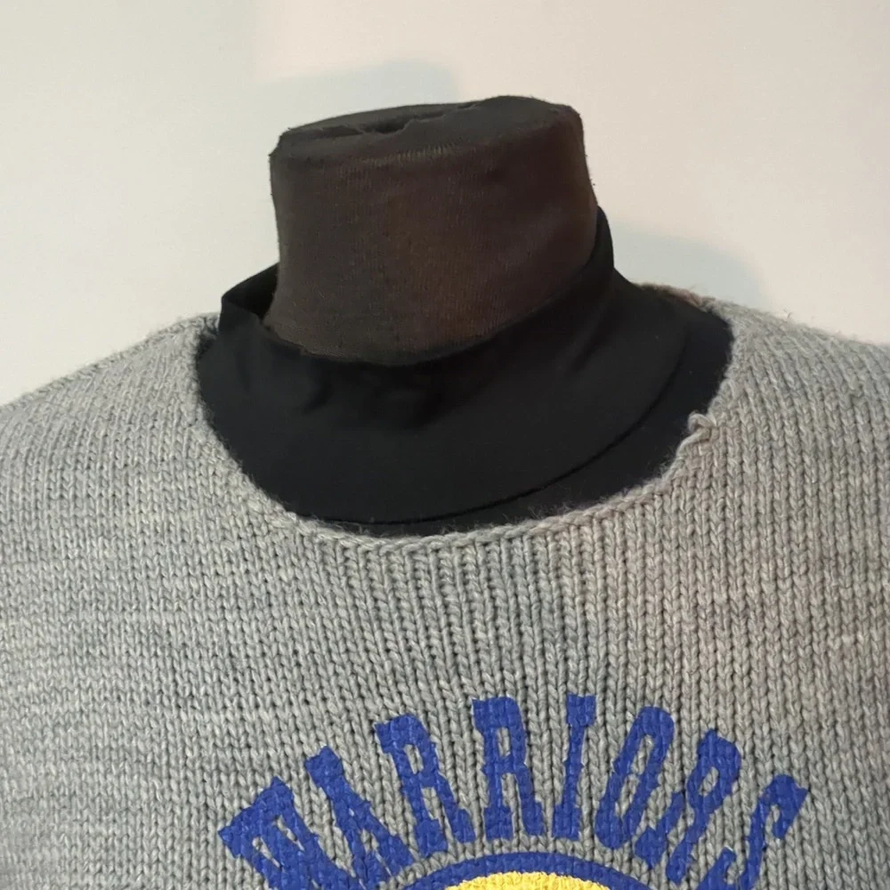 NWT Touch by Alyssa Milano Warriors NBA Sweater, Size Small - Picture 3 of 14
